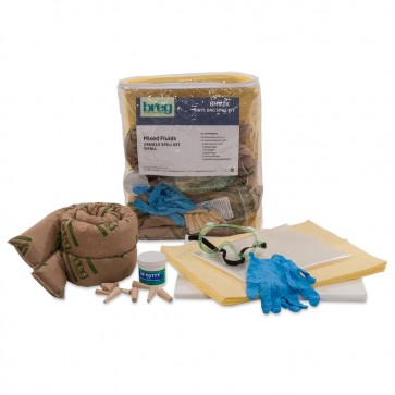 Breg Mixed Fluids Vinyl Zipper Bag Kit - Medium