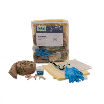 Breg Mixed Fluids Vinyl Zipper Bag Kit - Small